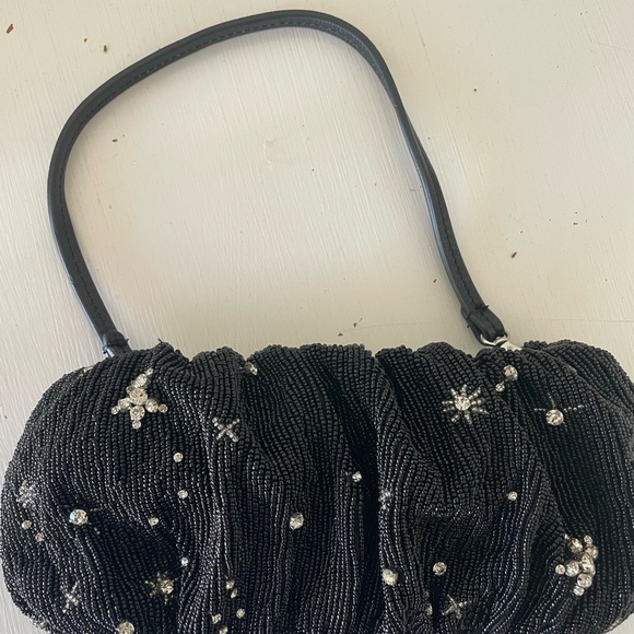 STAUS Black Beaded Evening Bag - Picture 2 of 7